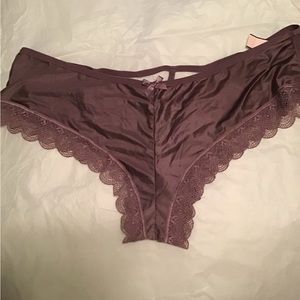 BNWT Victoria’s Secret Panty Shortie Large Mauve/Purple XL